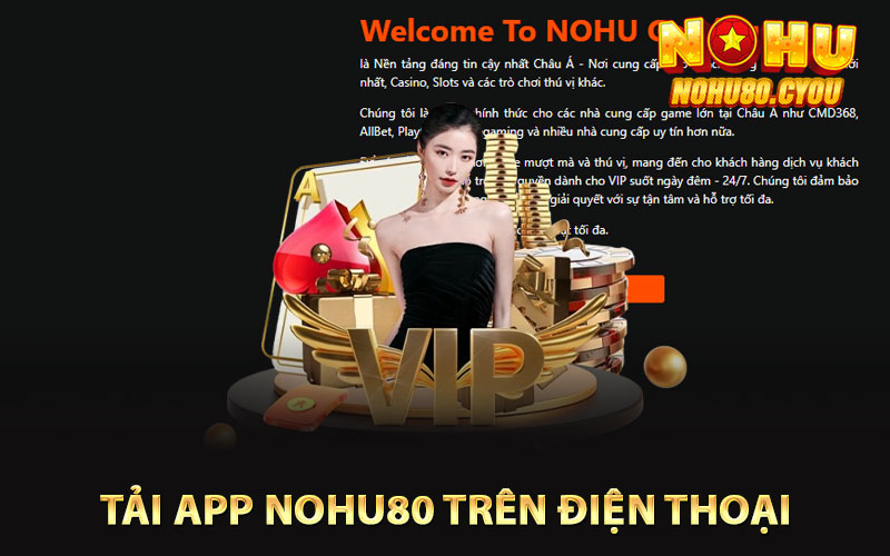 Cách tải app Nohu80 trên điện thoại