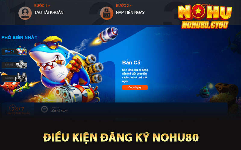 Điều kiện đăng ký Nohu80